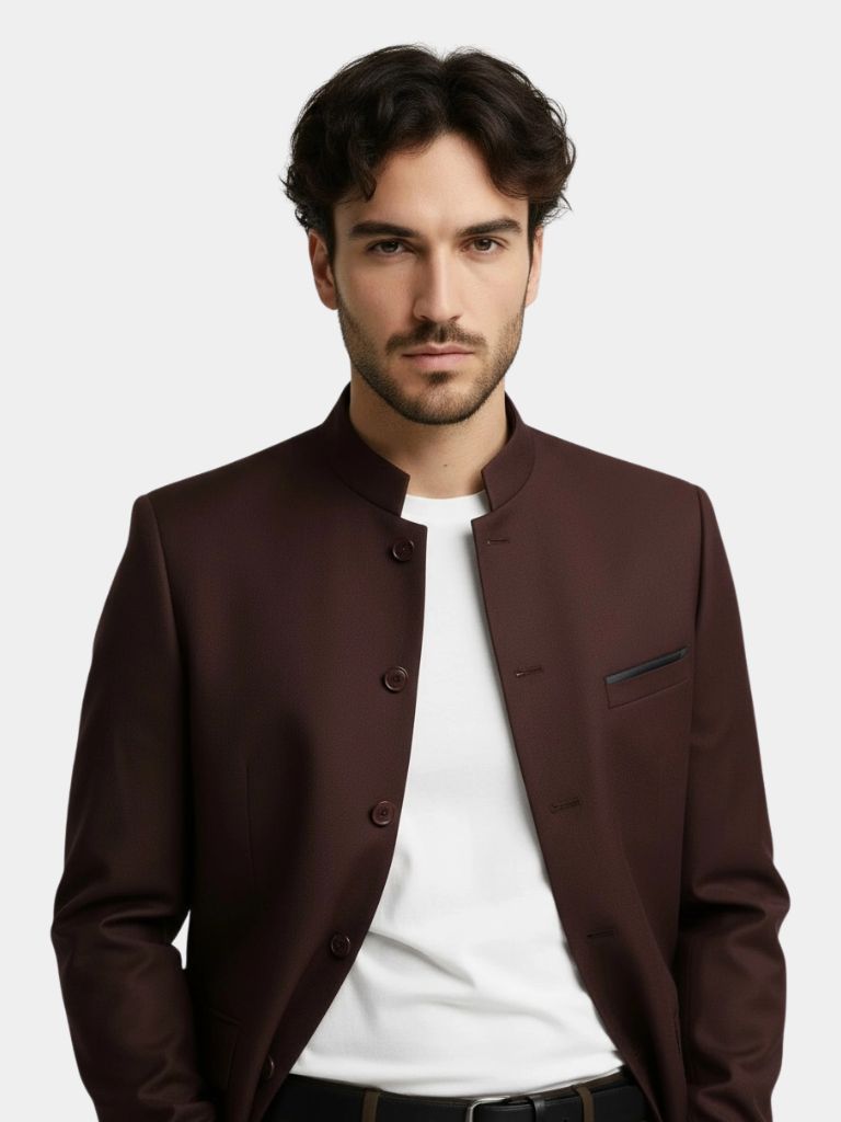 Giacca con Collo Elegante - Roma Essenza